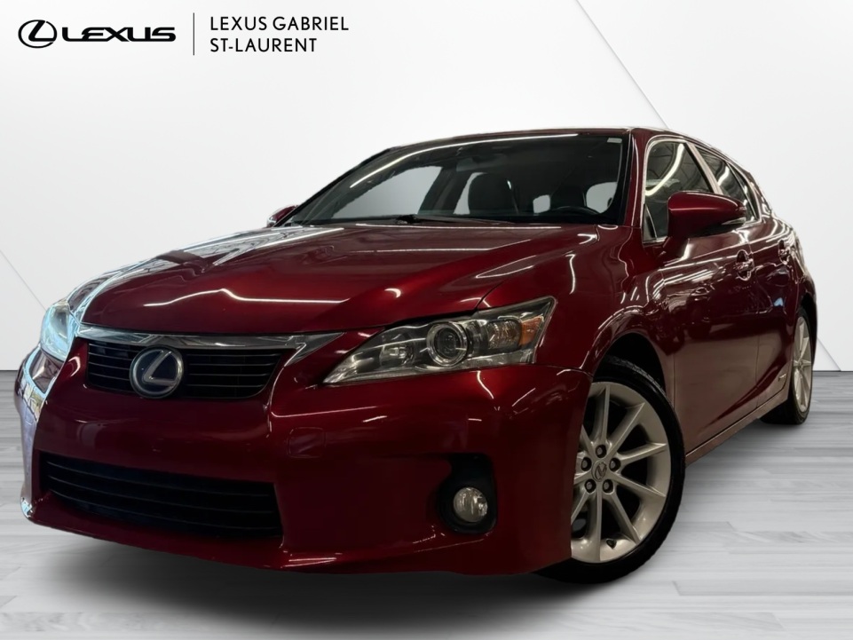 Red 2011 Lexus CT Hybrid Wagon Front-Wheel Drive Automatic