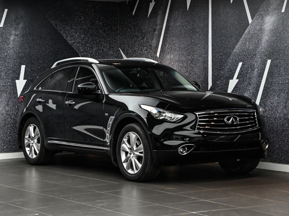 Black 2013 INFINITI FX37 SUV / Crossover All-Wheel Drive Automatic