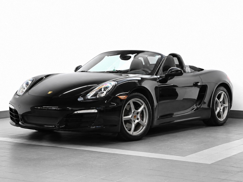 Black 2013 Porsche Boxster Convertible Rear-Wheel Drive Manual