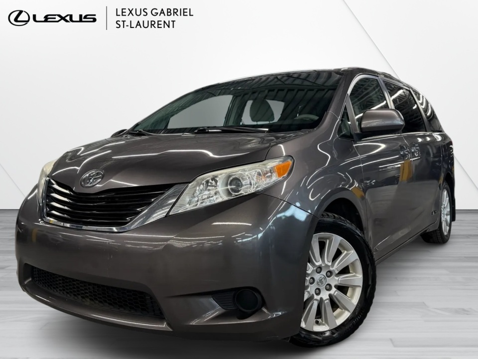 Gray 2014 Toyota Sienna Minivan All-Wheel Drive Automatic