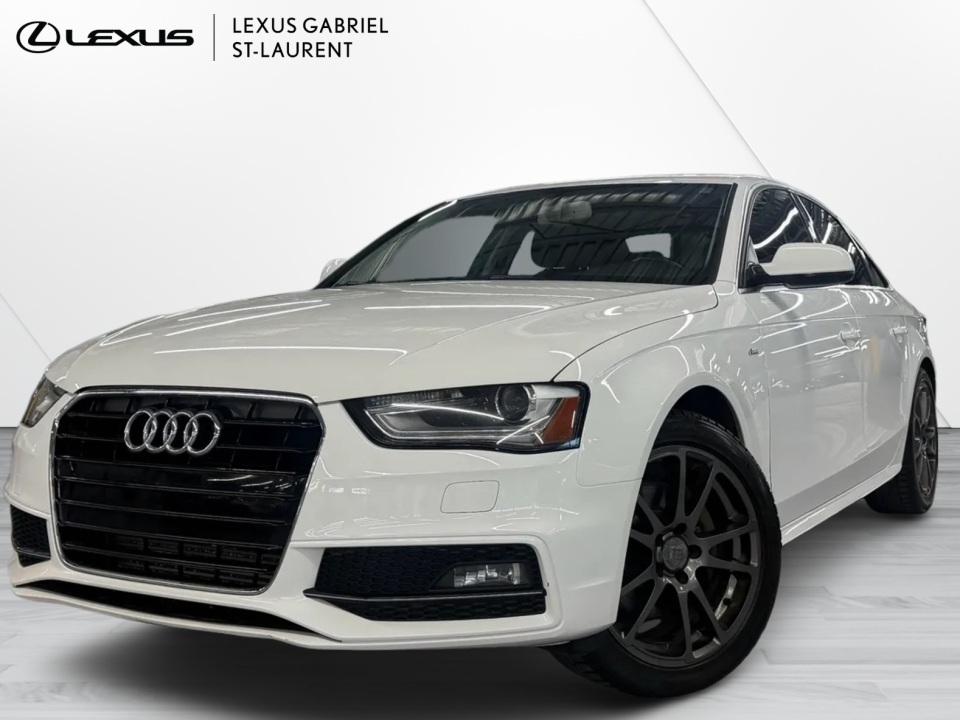 White 2015 Audi A4 Sedan Automatic