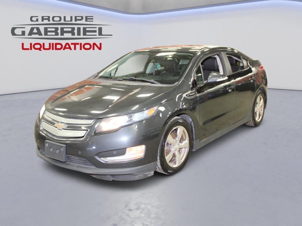 Gray 2015 Chevrolet Volt Premium FWD Hatchback Front-Wheel Drive Automatic