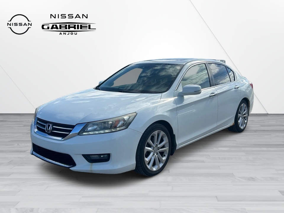 White 2015 Honda Accord Sedan Front-Wheel Drive Automatic