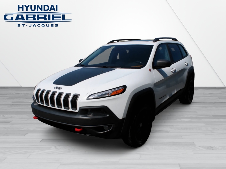 White 2015 Jeep Cherokee SUV / Crossover Four-Wheel Drive Automatic