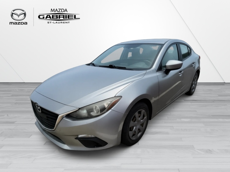 Silver 2015 Mazda MAZDA3 Sedan Manual