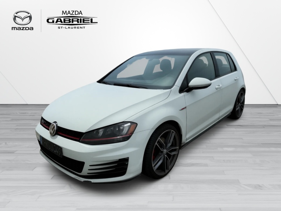 White 2016 Volkswagen Golf GTI Hatchback Front-Wheel Drive Automatic