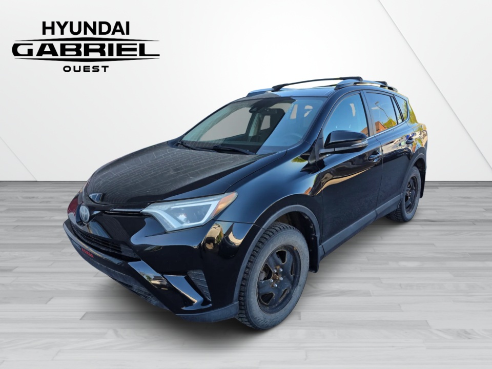 Black 2017 Toyota RAV4 LE AWD SUV / Crossover All-Wheel Drive Automatic