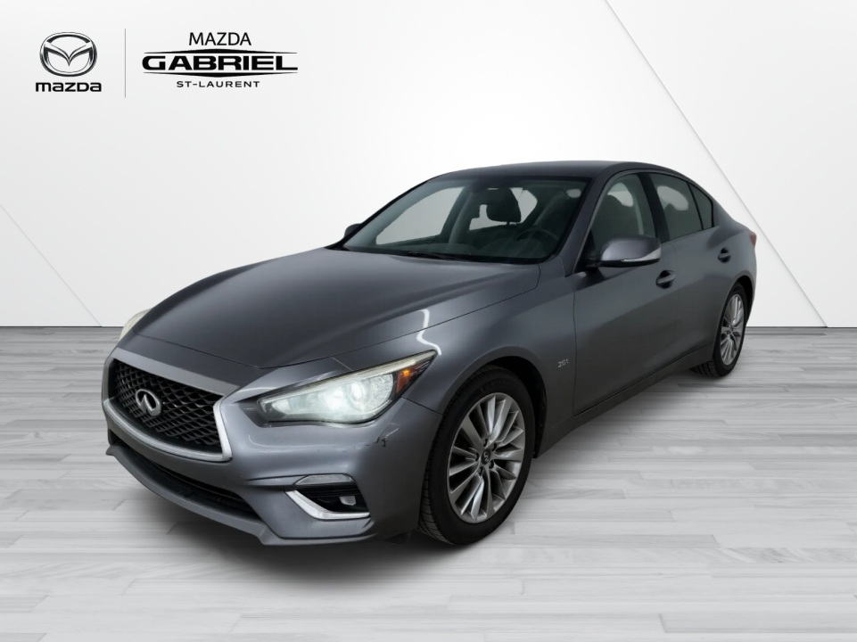 Gray 2018 INFINITI Q50 Sedan All-Wheel Drive Automatic