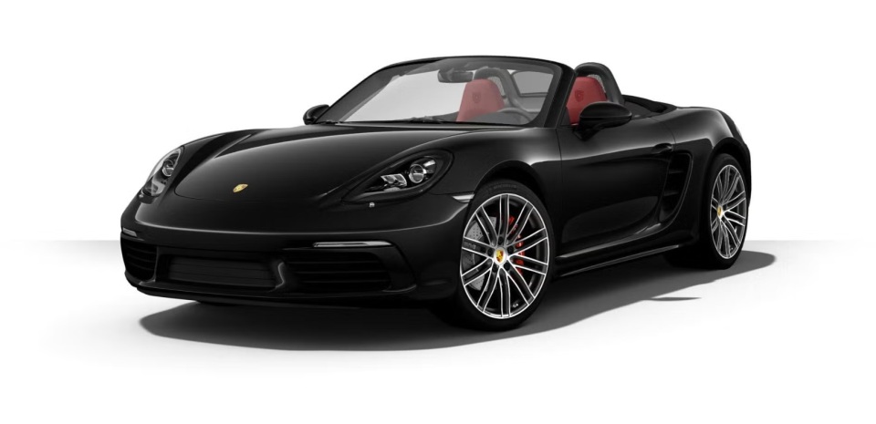Black 2018 Porsche 718 Boxster S RWD Convertible Rear-Wheel Drive Automatic