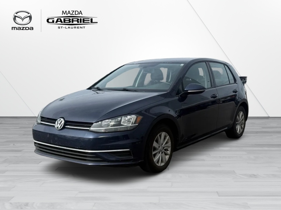 Blue 2018 Volkswagen Golf Hatchback Automatic