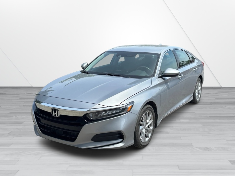 Silver 2019 Honda Accord 1.5T LX FWD Sedan Front-Wheel Drive Automatic