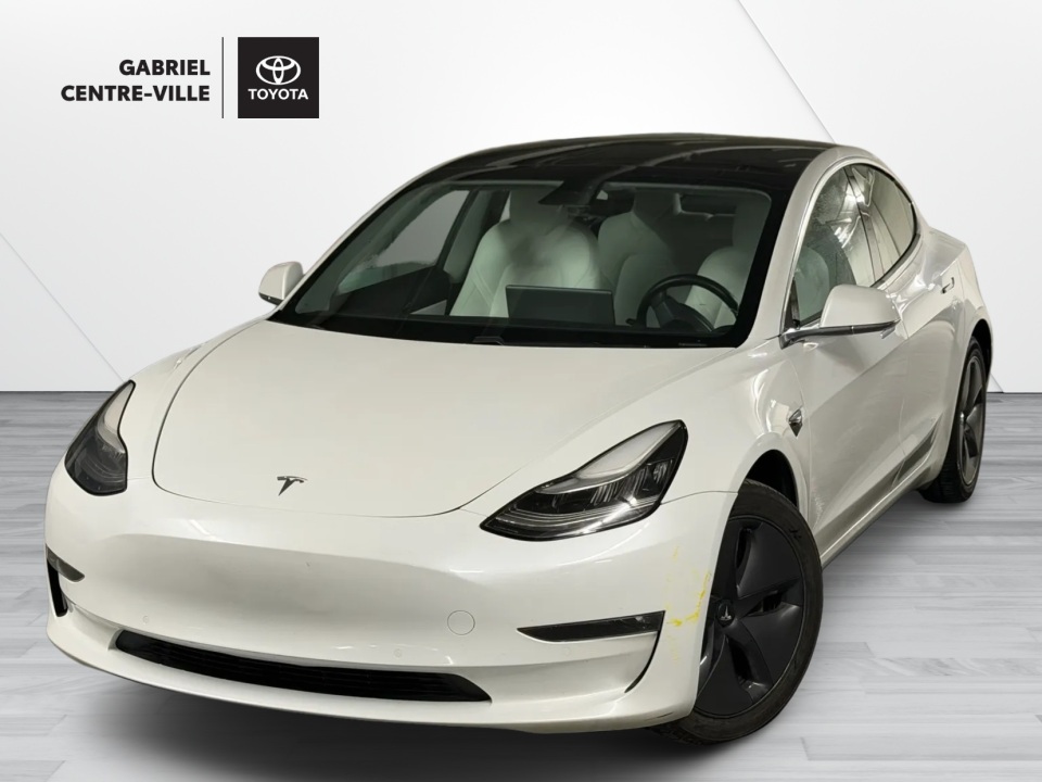 White 2019 Tesla Model 3 Long Range AWD Sedan All-Wheel Drive Automatic