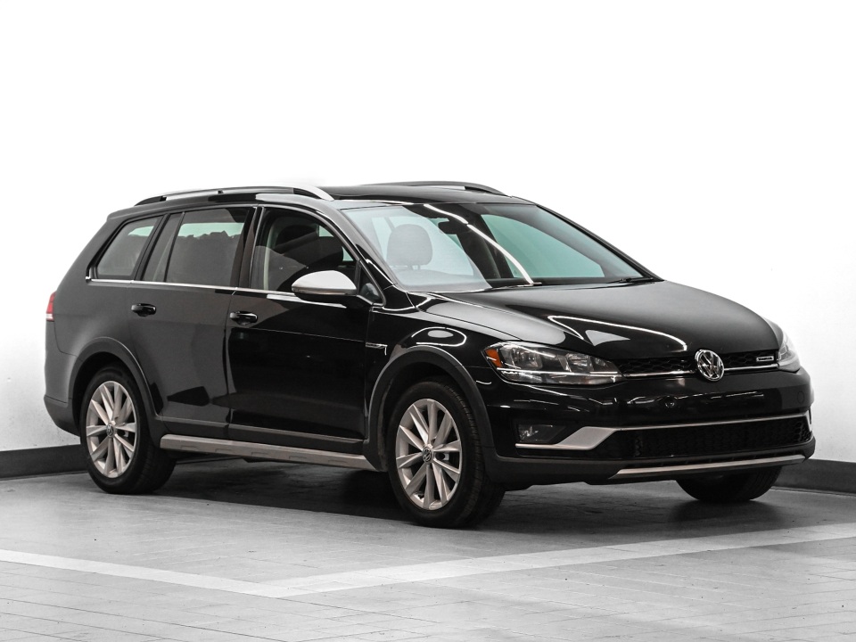 Black 2019 Volkswagen Golf Alltrack Highline 4Motion AWD Wagon Automatic