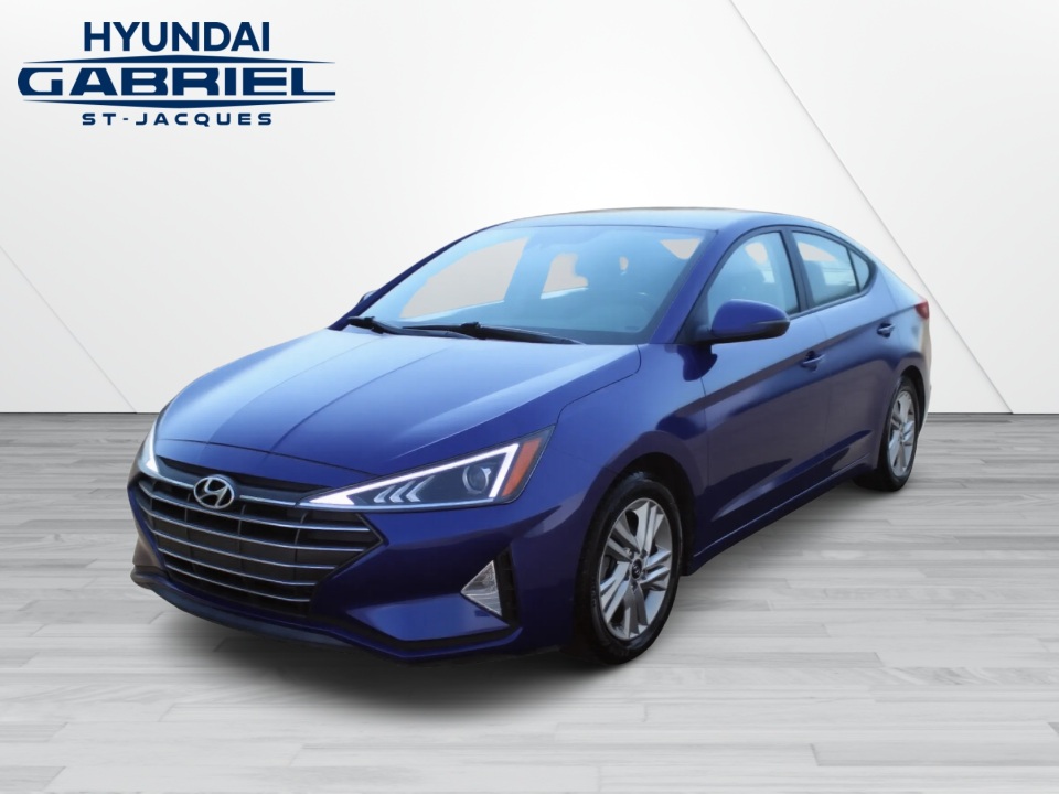 Blue 2020 Hyundai Elantra Sedan Automatic
