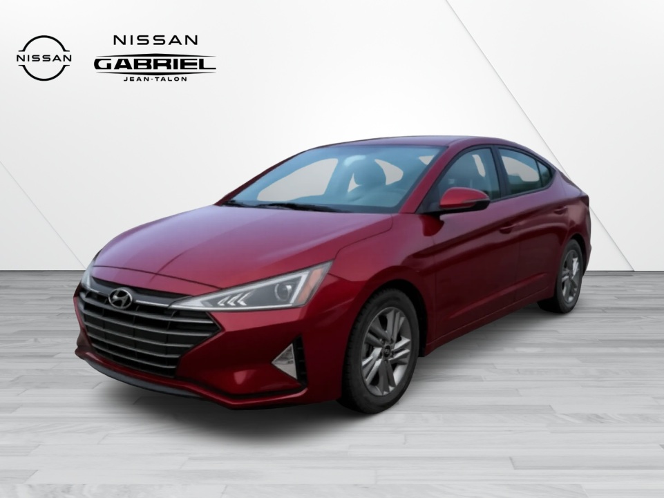 Red 2020 Hyundai Elantra Preferred FWD Sedan All-Wheel Drive Automatic