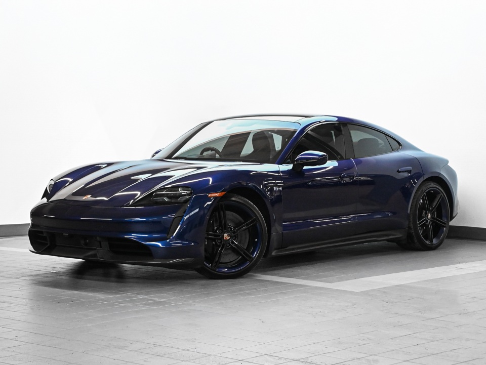Blue 2020 Porsche Taycan Sedan All-Wheel Drive Automatic