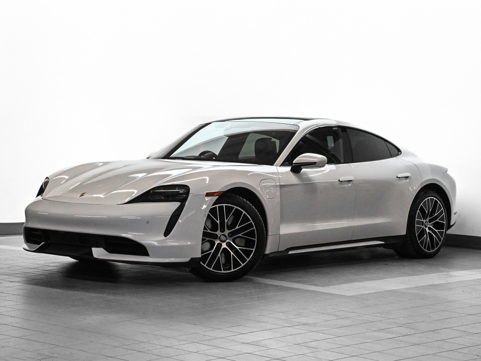 White 2020 Porsche Taycan Sedan All-Wheel Drive Automatic