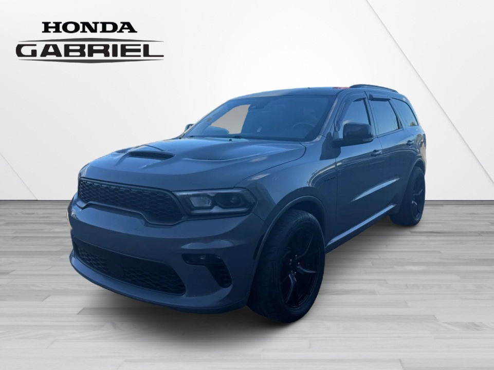 Gray (Ice Grey Metallic) 2021 Dodge Durango SUV / Crossover All-Wheel Drive Automatic