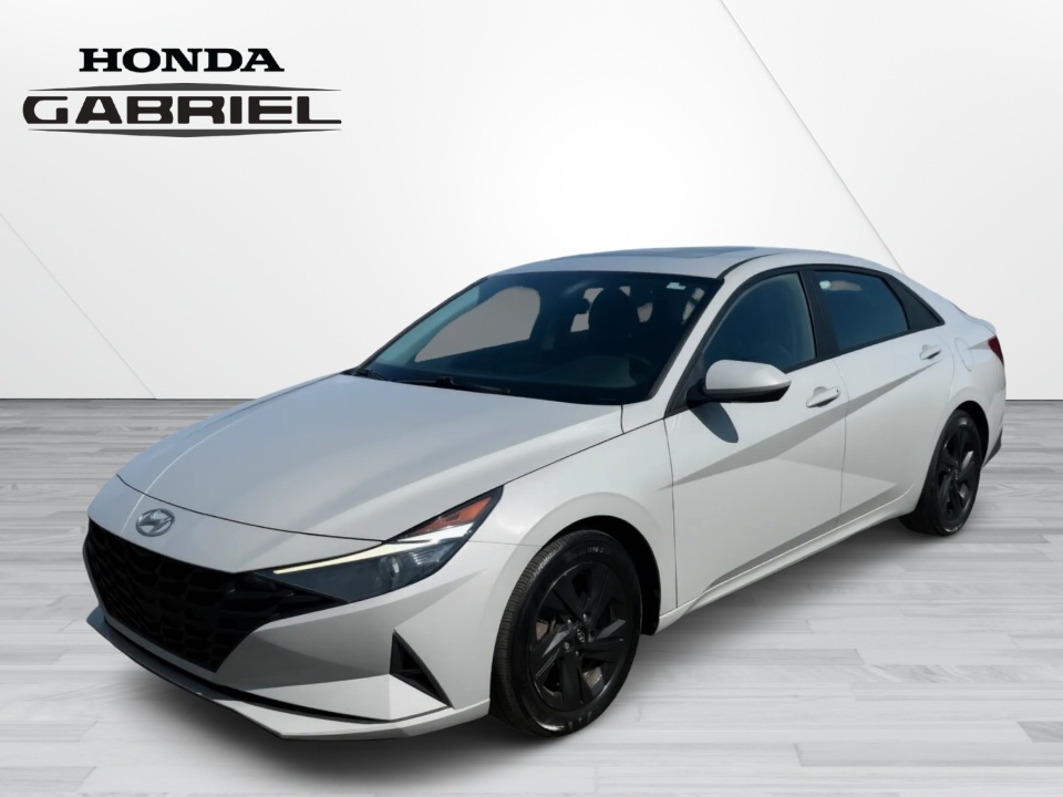 Gray (Ice Grey Metallic) 2021 Hyundai Elantra Sedan Automatic