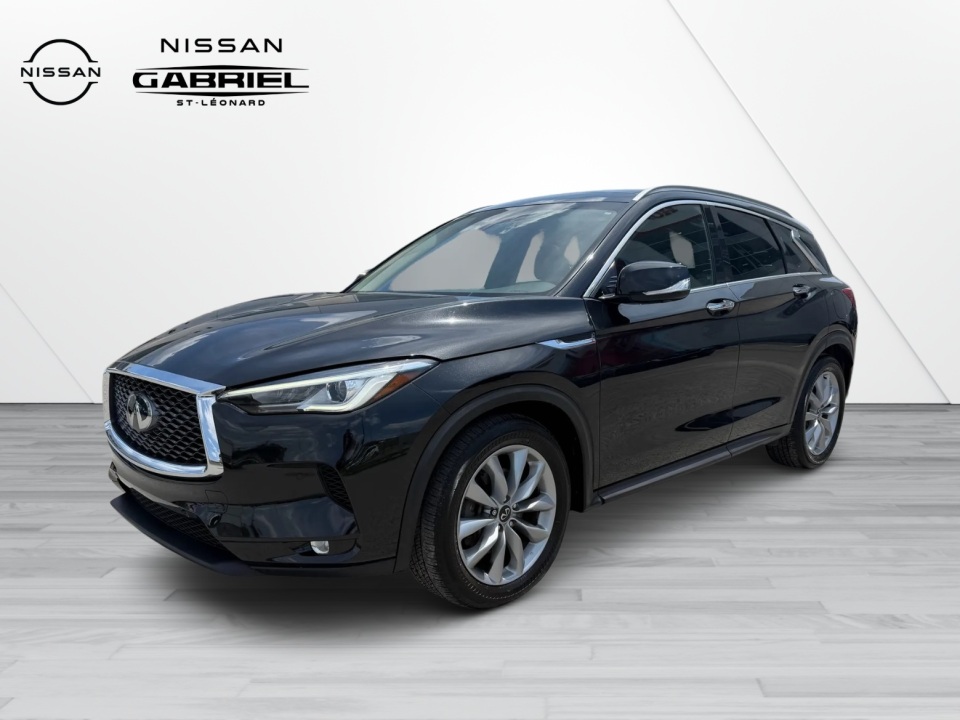 Black 2021 INFINITI QX50 Essential AWD SUV / Crossover All-Wheel Drive Automatic