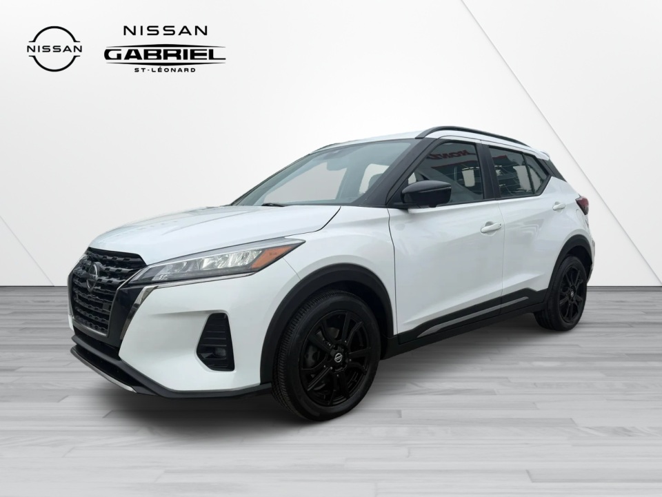 White 2021 Nissan Kicks SUV / Crossover Front-Wheel Drive Automatic