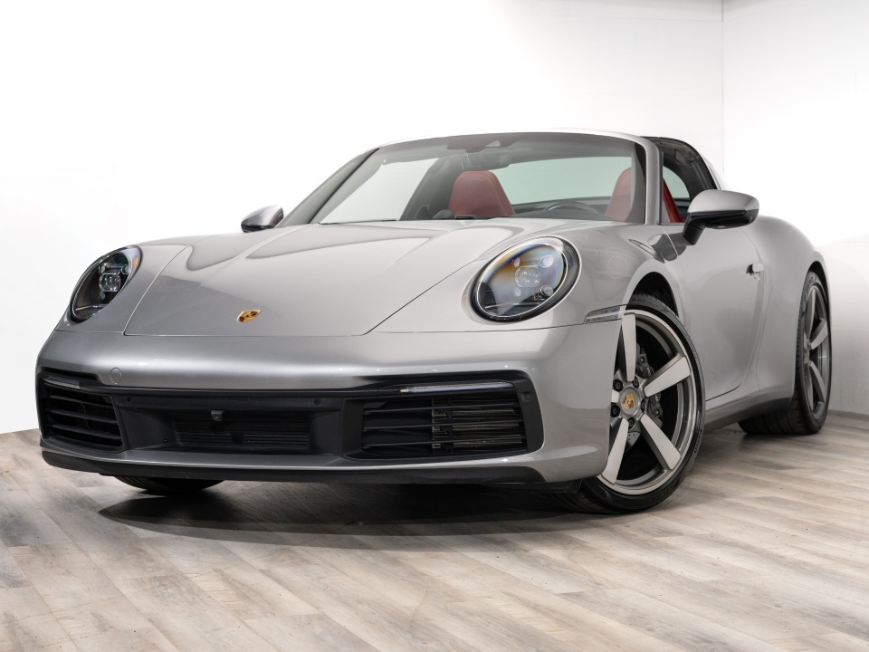Silver 2021 Porsche 911 Targa 4 Convertible AWD Convertible All-Wheel Drive Automatic