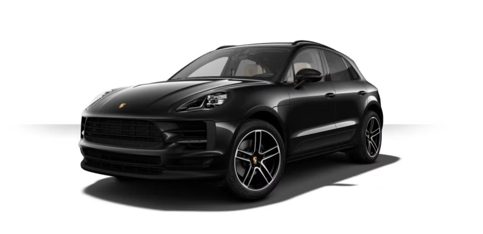 Black 2021 Porsche Macan AWD SUV / Crossover All-Wheel Drive Automatic