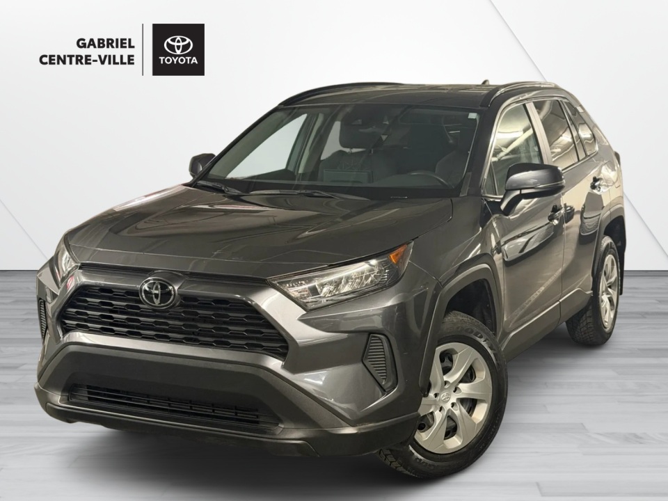 Gray 2021 Toyota RAV4 LE AWD SUV / Crossover All-Wheel Drive Automatic