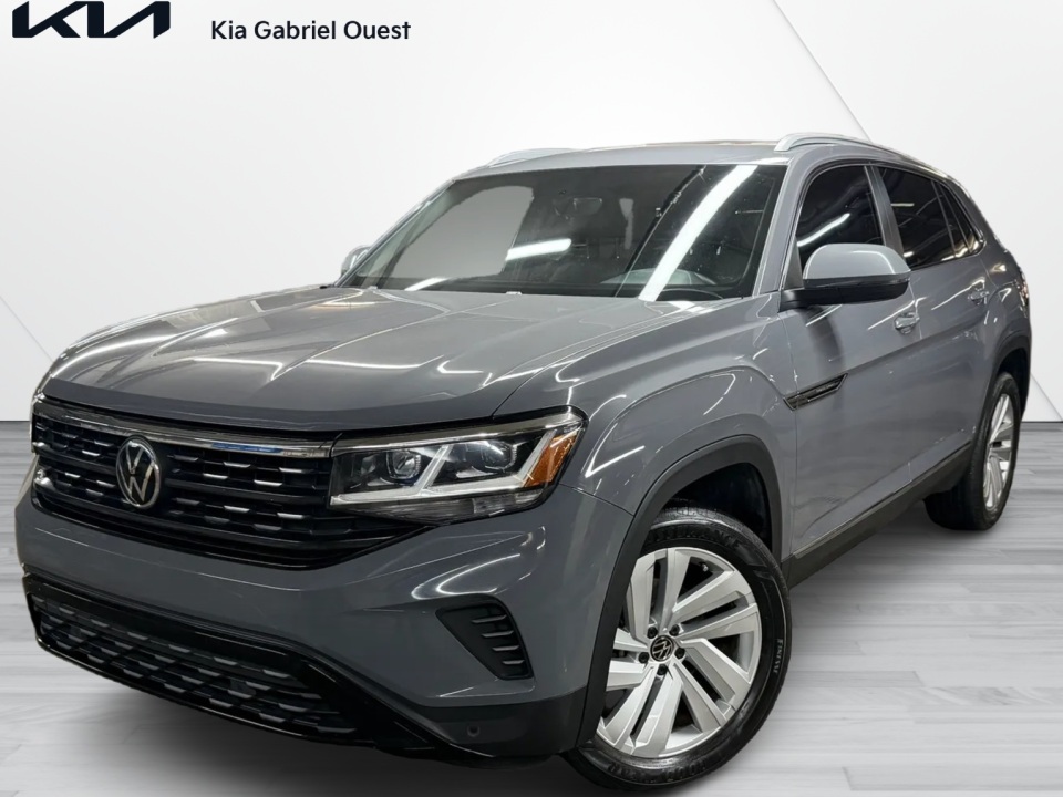 Gray 2021 Volkswagen Atlas Cross Sport SUV / Crossover All-Wheel Drive Automatic