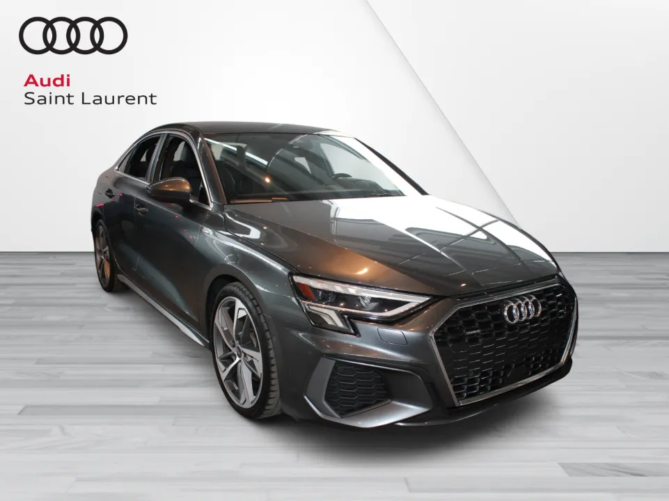 Gray (Dark grey) 2022 Audi A3 40 TFSI quattro Technik AWD Sedan Automatic