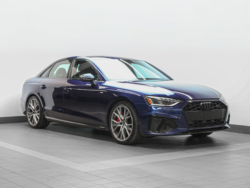 Blue 2022 Audi A4 quattro Technik 45 TFSI AWD Sedan Automatic