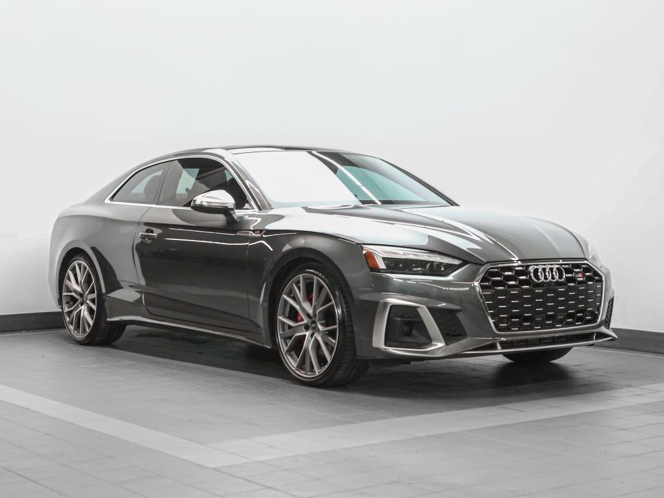 Gray 2022 Audi S5 3.0T quattro Premium Coupe AWD Coupe All-Wheel Drive Automatic