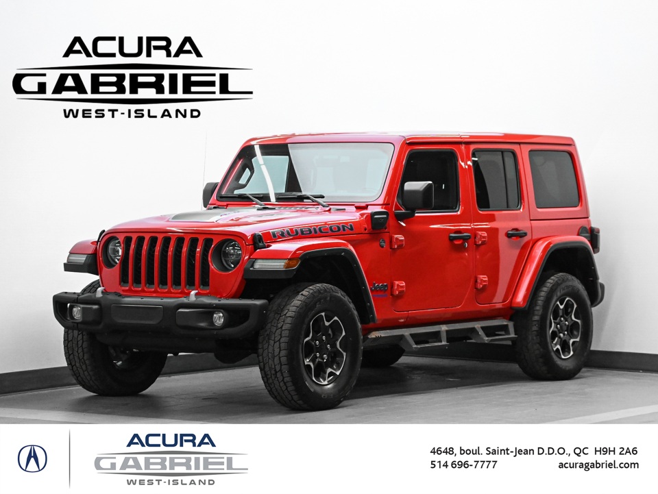Red 2022 Jeep Wrangler 4xe Rubicon 4WD SUV / Crossover Four-Wheel Drive Automatic
