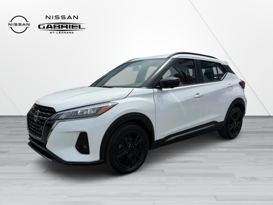 White 2022 Nissan Kicks SR FWD SUV / Crossover Front-Wheel Drive Automatic