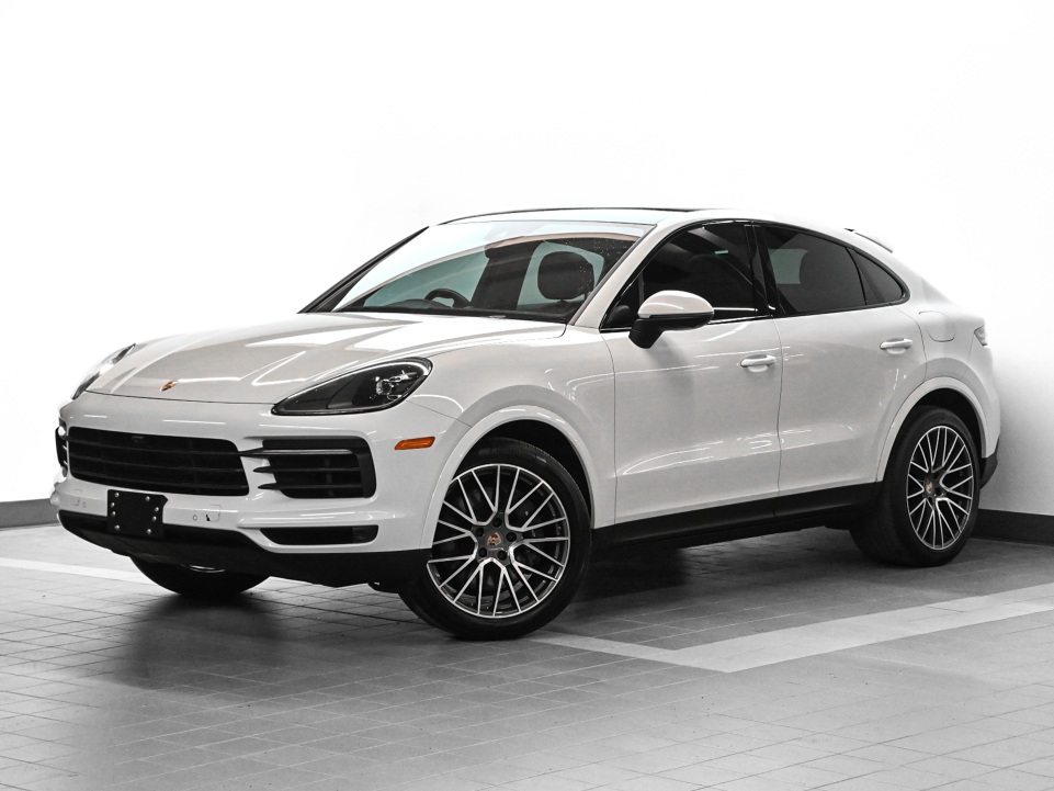 White 2022 Porsche Cayenne Coupe AWD Coupe All-Wheel Drive Automatic