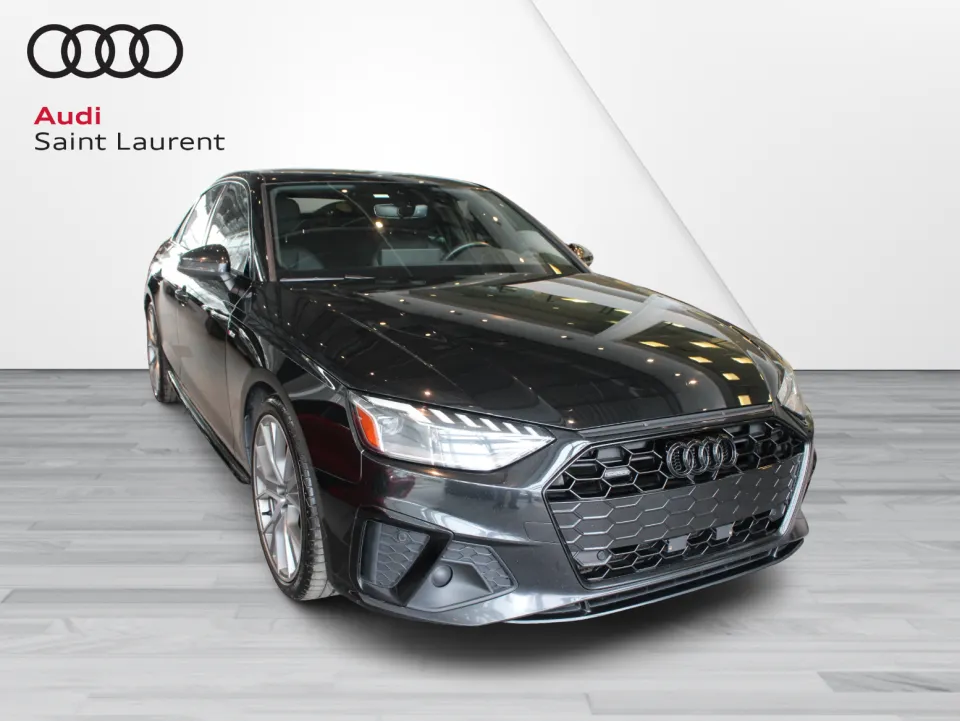 Black 2023 Audi A4 quattro Premium Plus S Line 45 TFSI AWD Sedan All-Wheel Drive Automatic