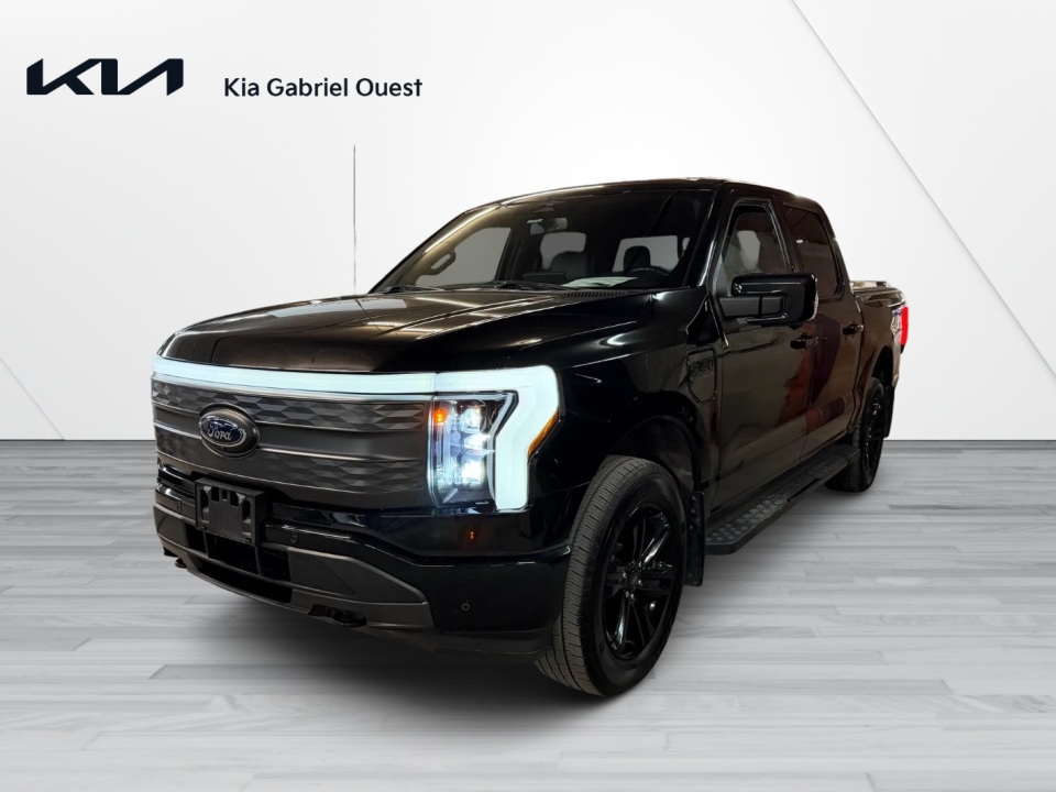 Black 2023 Ford F-150 Lightning Automatic