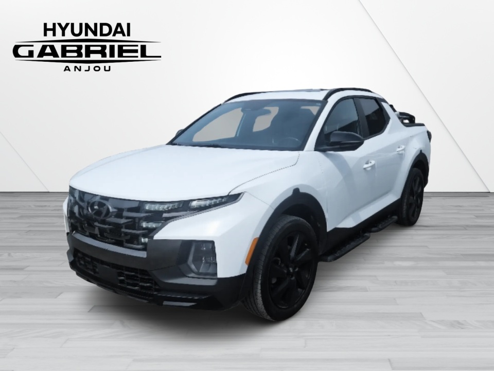 White 2023 Hyundai Santa Cruz Ultimate Crew Cab AWD Pickup Truck Automatic