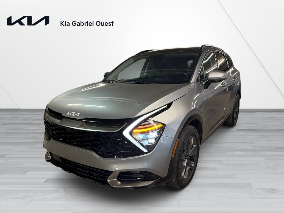 Silver 2023 Kia Sportage Hybrid SUV / Crossover All-Wheel Drive Automatic