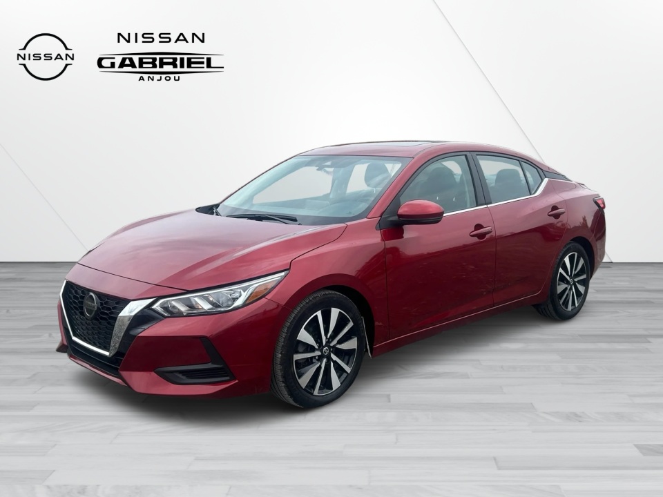 Red 2023 Nissan Sentra SV FWD Sedan Front-Wheel Drive Automatic