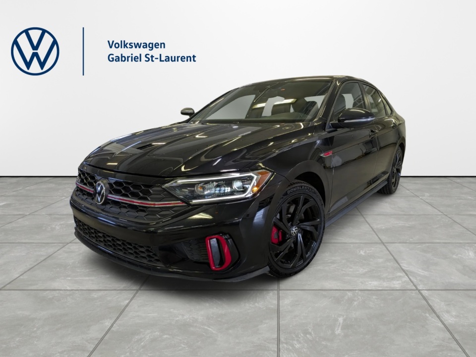 Black 2023 Volkswagen Jetta GLI Sedan Front-Wheel Drive Manual