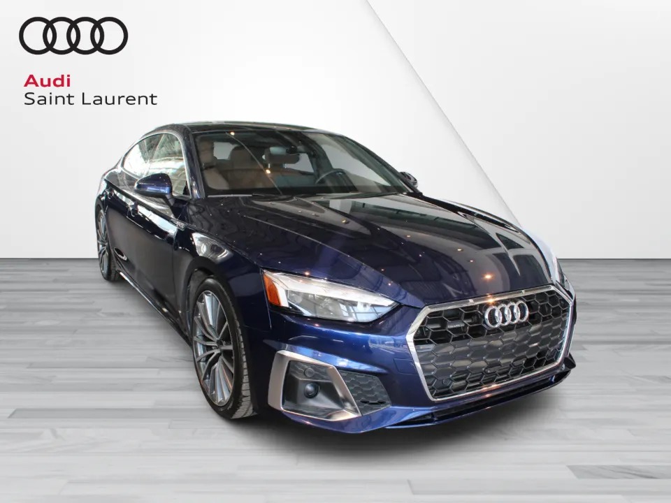 Blue 2024 Audi A5 Sportback quattro Progressiv 45 TFSI AWD Sedan Automatic