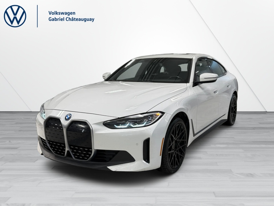 White 2024 BMW i4 Sedan Rear-Wheel Drive Automatic