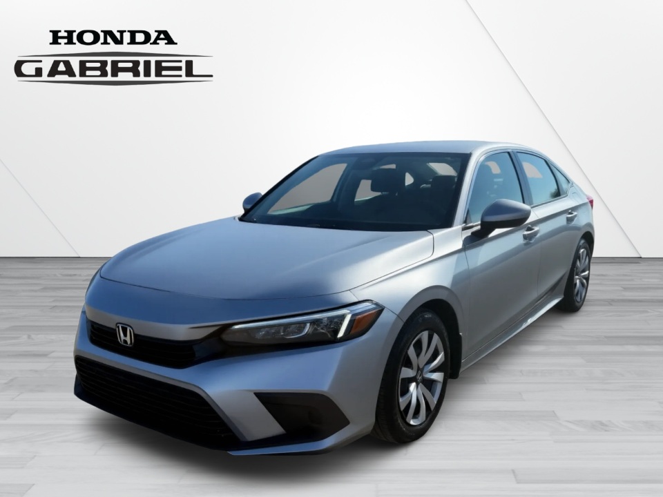 Silver 2024 Honda Civic Sedan Front-Wheel Drive Automatic