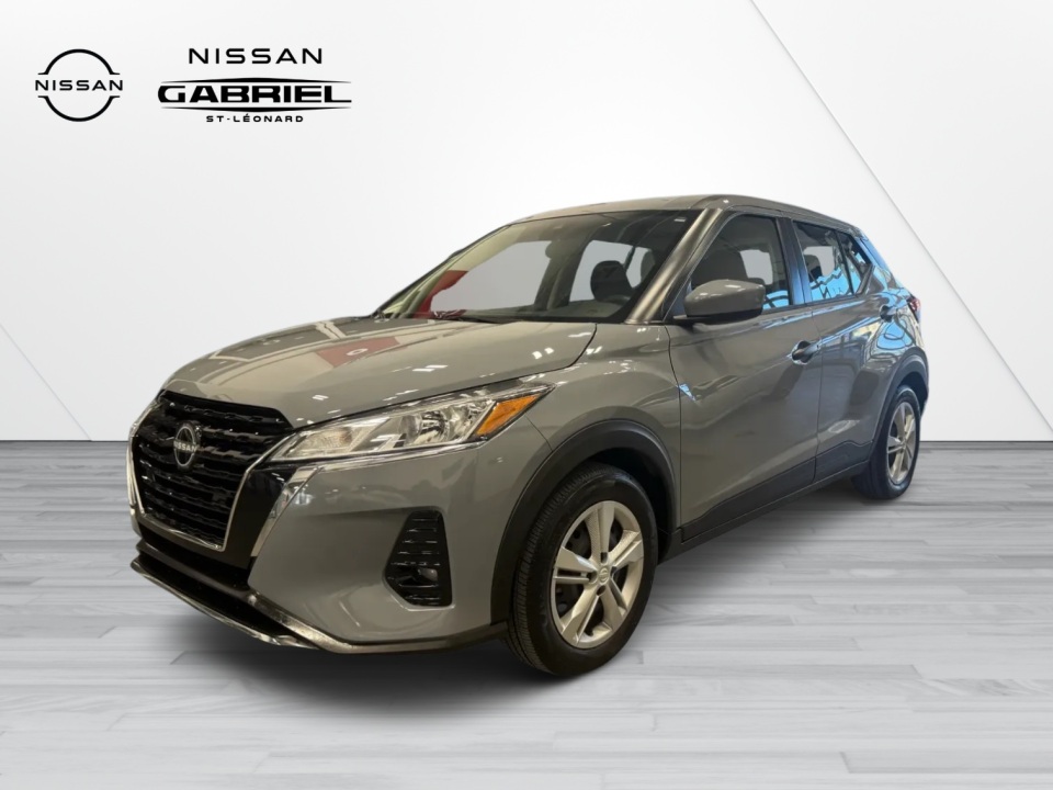 Gray 2024 Nissan Kicks S FWD SUV / Crossover Front-Wheel Drive Automatic