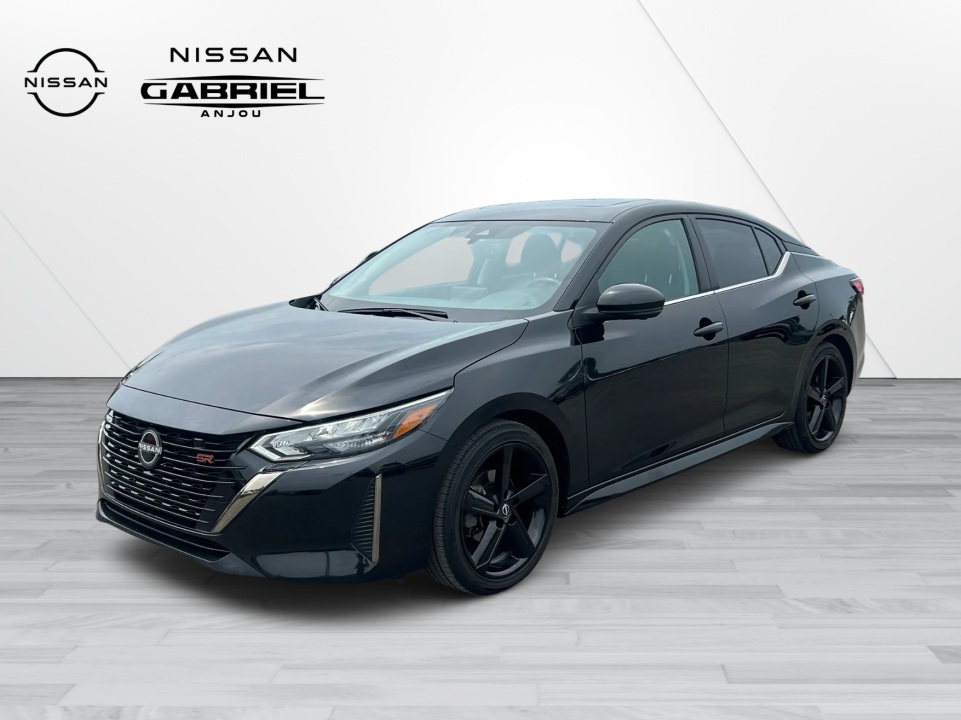 Black 2024 Nissan Sentra SR FWD Sedan Front-Wheel Drive Automatic