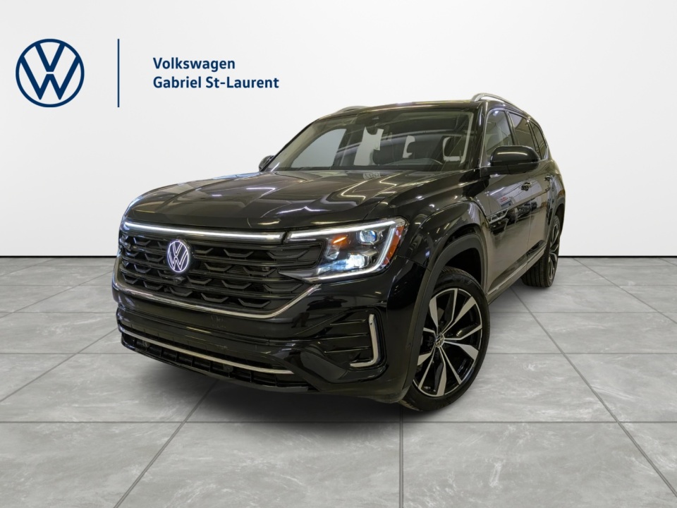 Black 2024 Volkswagen Atlas SUV / Crossover All-Wheel Drive Automatic