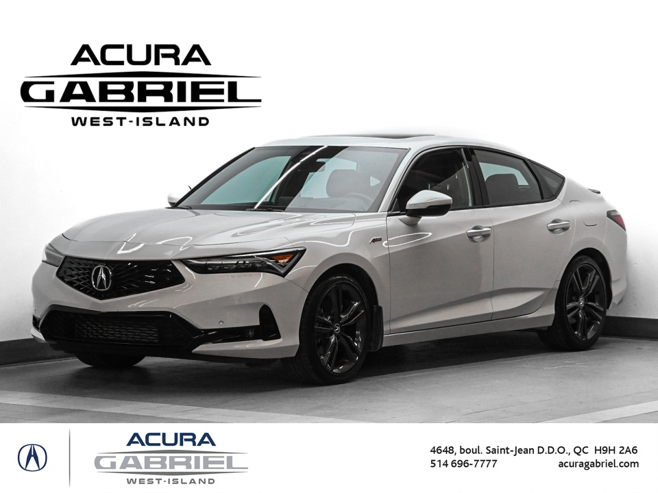 White 2025 Acura Integra FWD with Elite A-SPEC Sedan Automatic