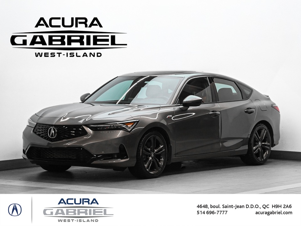 Gray (Dark grey) 2025 Acura Integra FWD with Elite A-SPEC Sedan Automatic