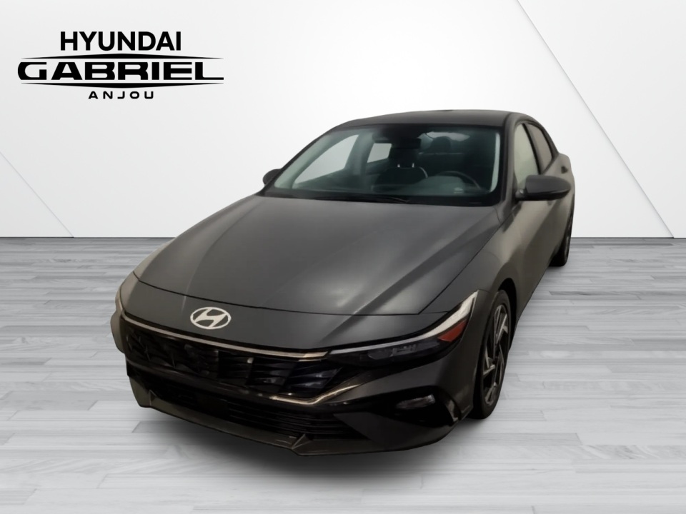 Gray 2025 Hyundai Elantra Luxury FWD Sedan Automatic
